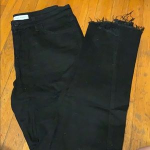 flying monkey frayed hem jean